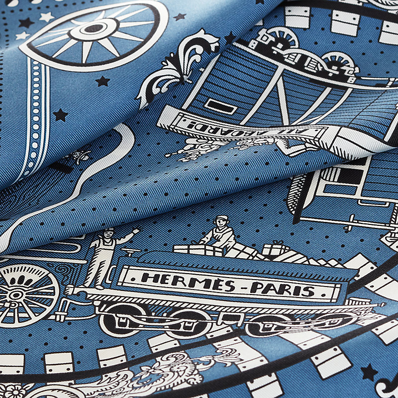 *洗礼*【Hermes】バンダナ 55 All aboard All Aboard! bandana 55 | Hermès Canada